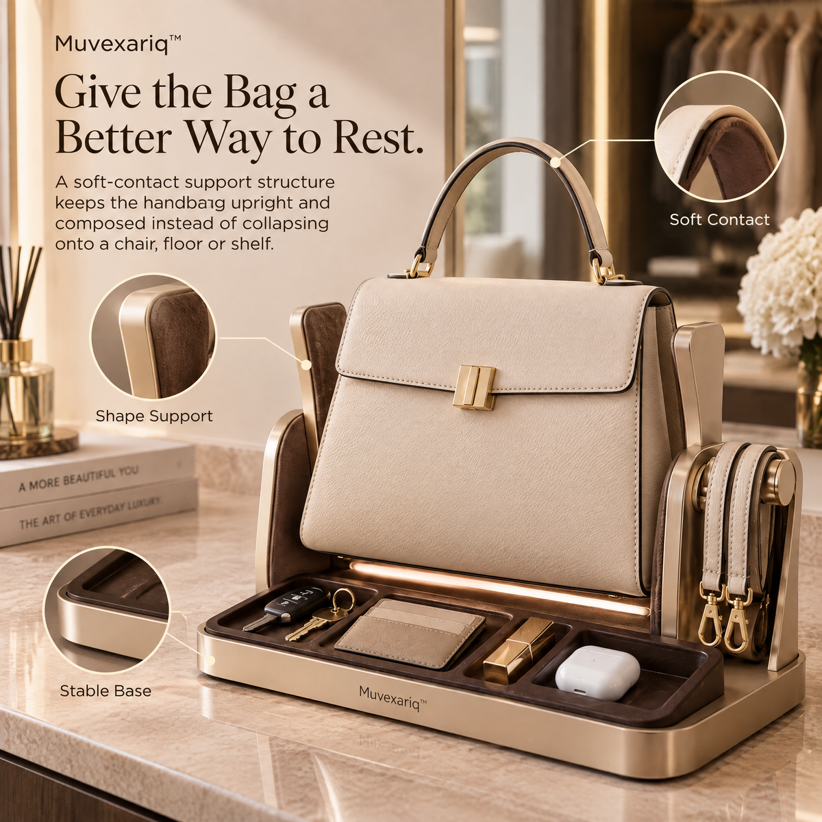 Muvexariq™ Smart Handbag Reset Dock
