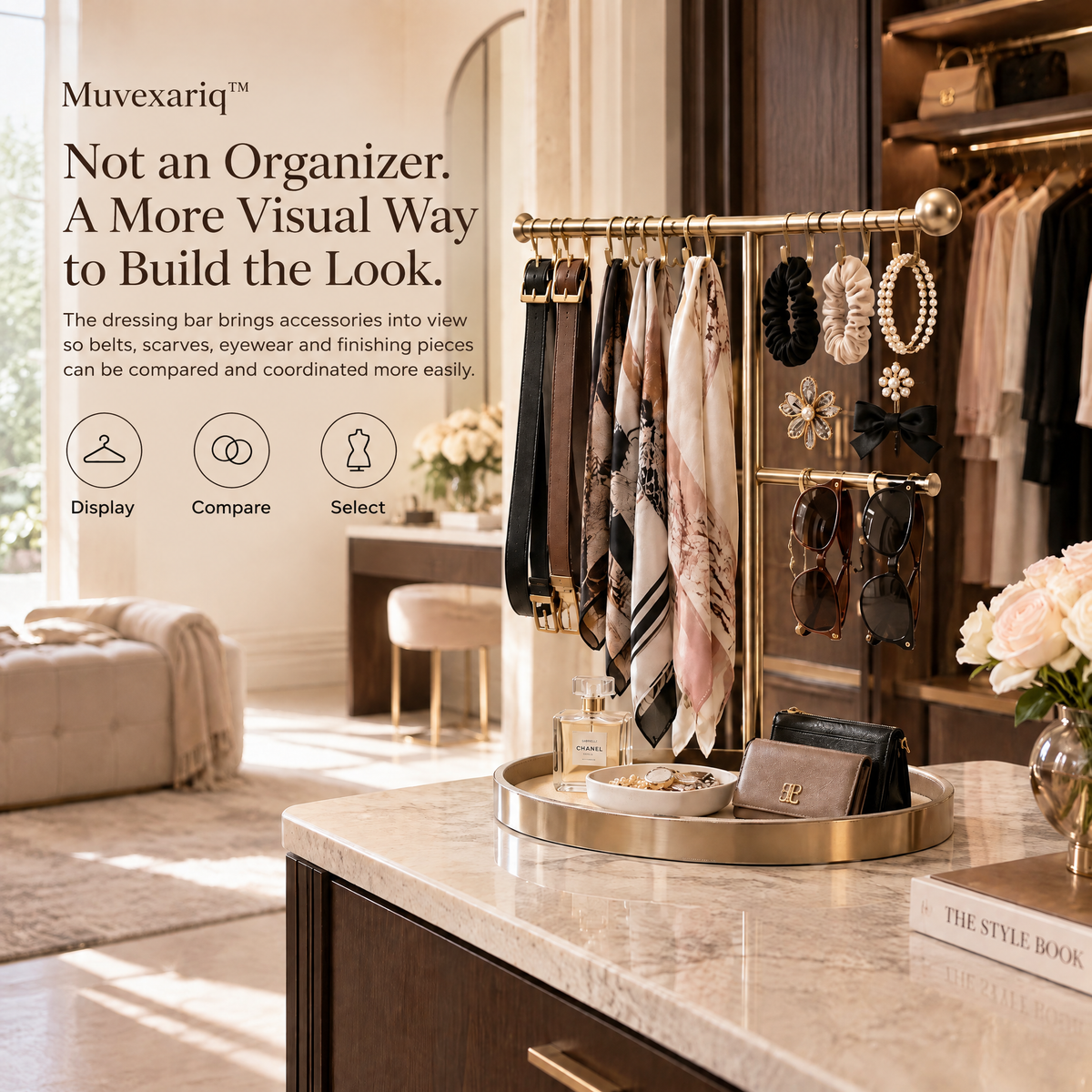 Muvexariq™ Fashion Accessory Dressing Bar
