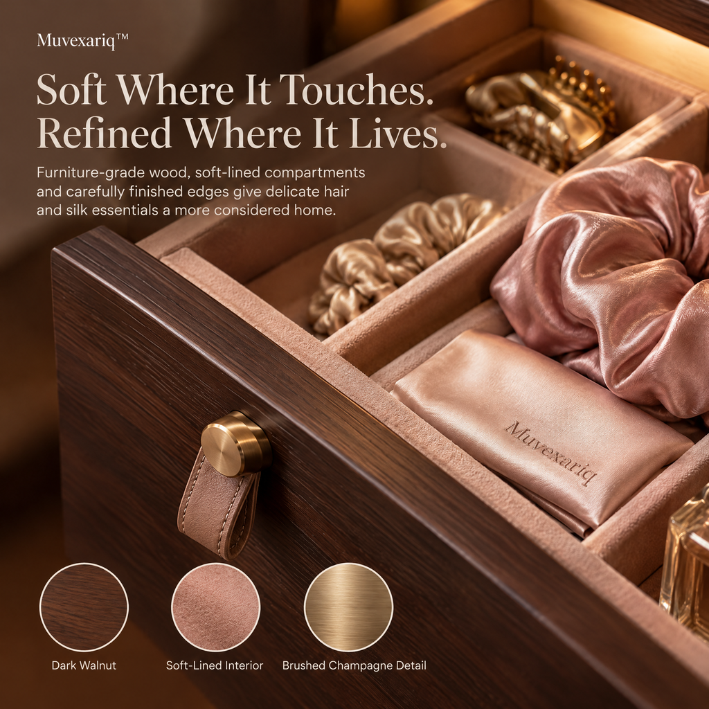 Muvexariq™ Silk Hair Ritual Drawer