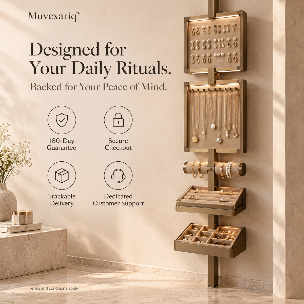 Muvexariq™ Jewelry Dressing Spine