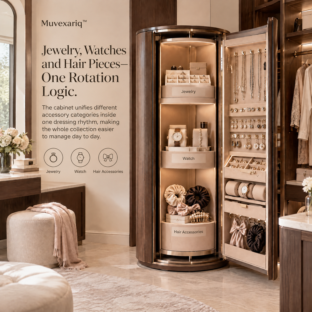Muvexariq™ Accessory Rotation Cabinet