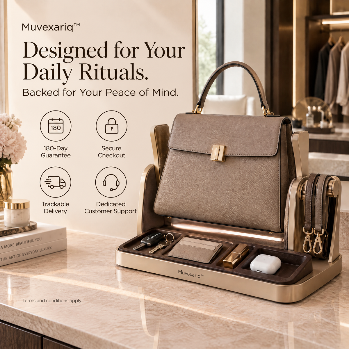 Muvexariq™ Smart Handbag Reset Dock