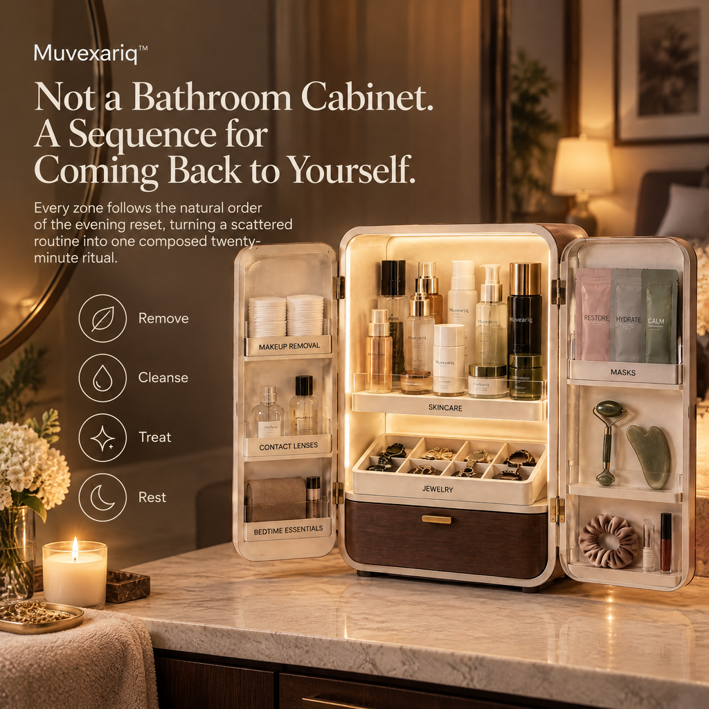 Muvexariq™ Evening Reset Beauty Cabinet