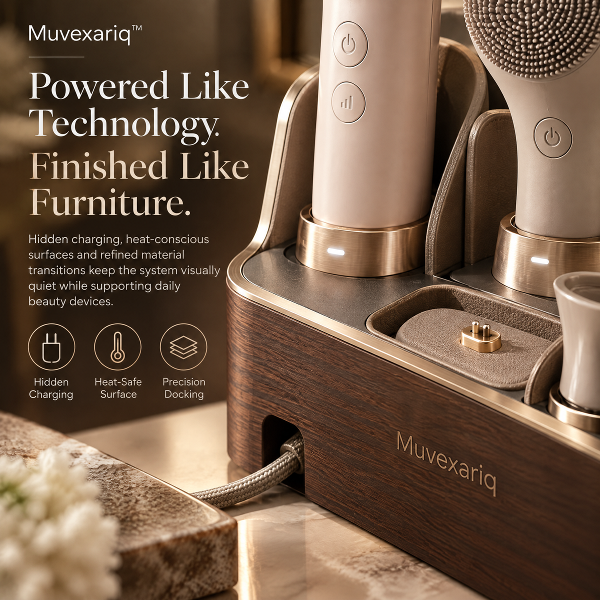Muvexariq™ Beauty Device Charging Gallery
