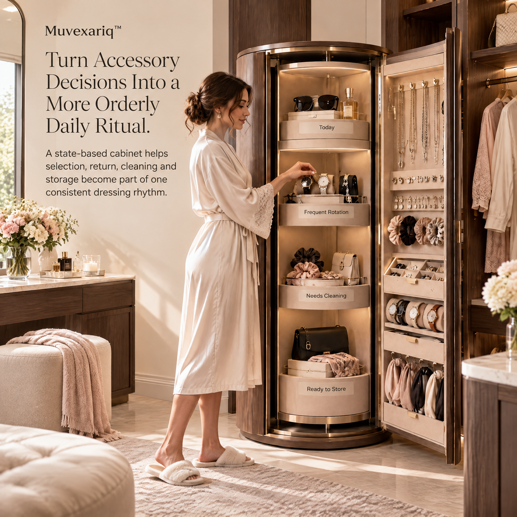 Muvexariq™ Accessory Rotation Cabinet