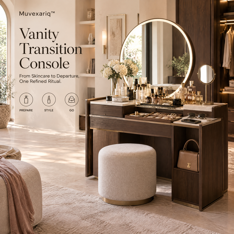 Muvexariq™ Vanity Transition Console