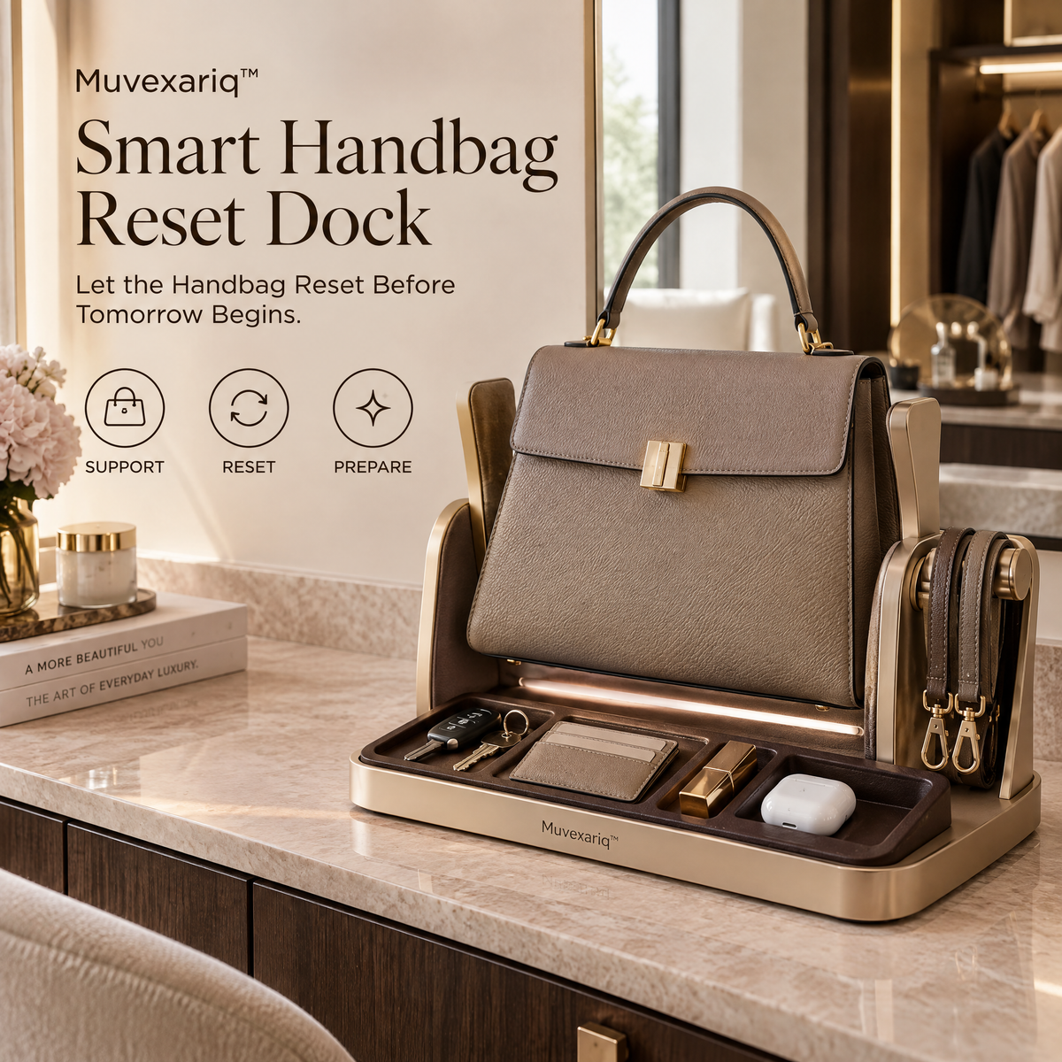 Muvexariq™ Smart Handbag Reset Dock