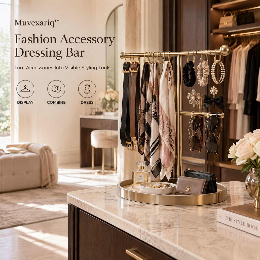 Muvexariq™ Fashion Accessory Dressing Bar
