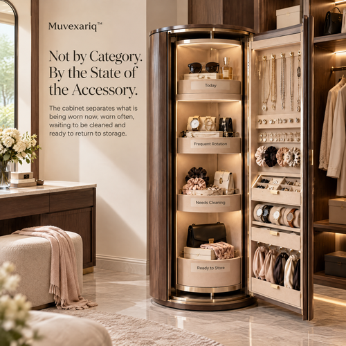 Muvexariq™ Accessory Rotation Cabinet