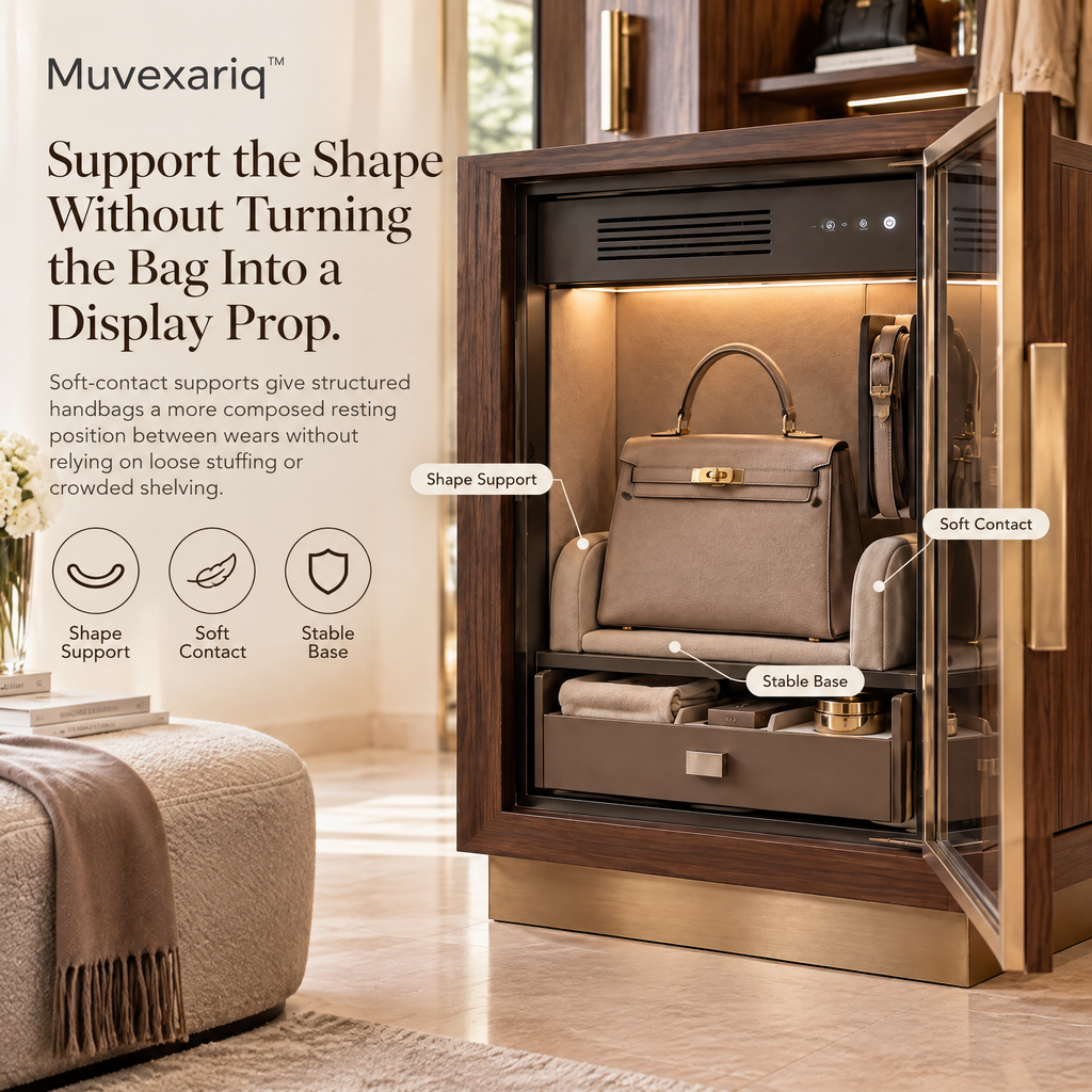 Muvexariq™ Handbag Climate &amp; Shape Vault