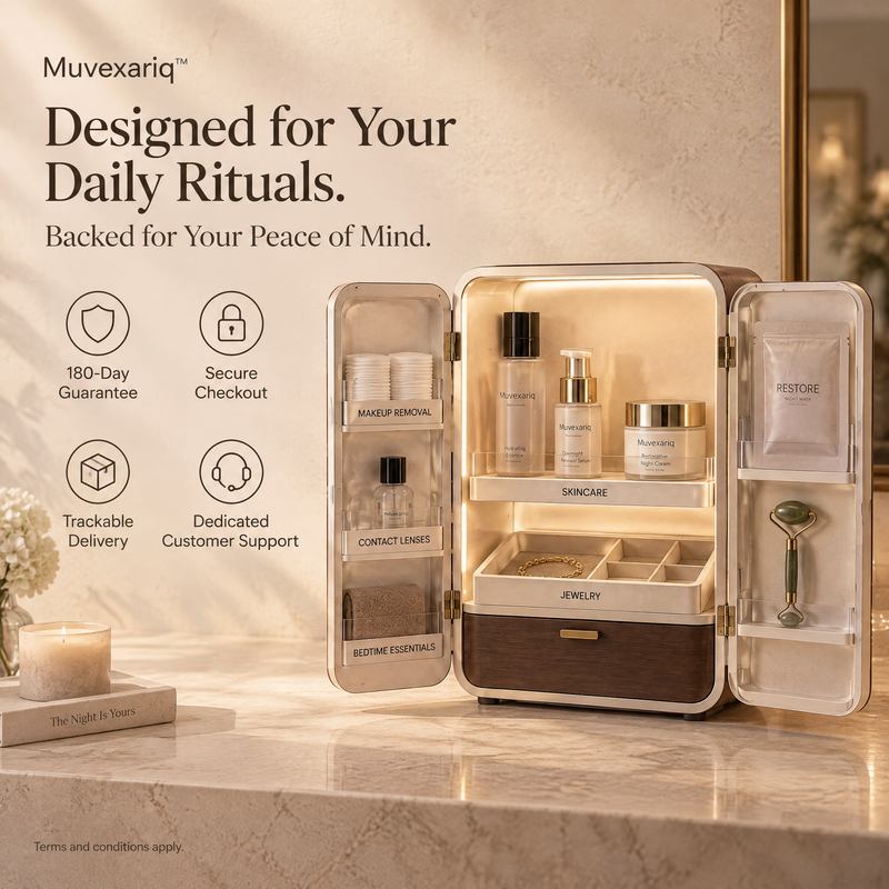 Muvexariq™ Evening Reset Beauty Cabinet