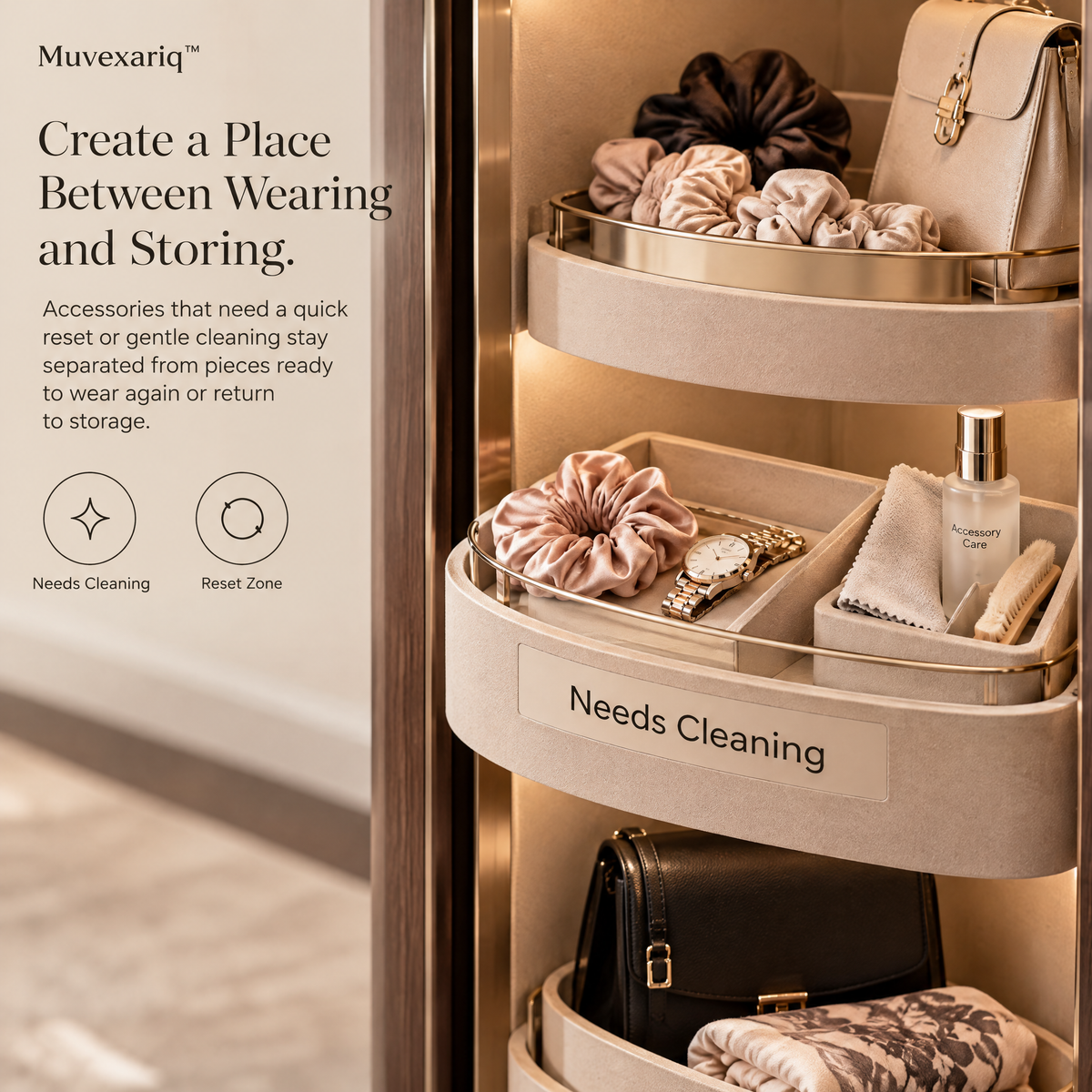 Muvexariq™ Accessory Rotation Cabinet