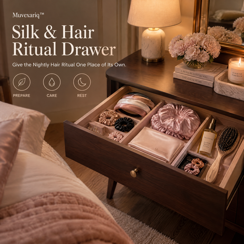 Muvexariq™ Silk Hair Ritual Drawer