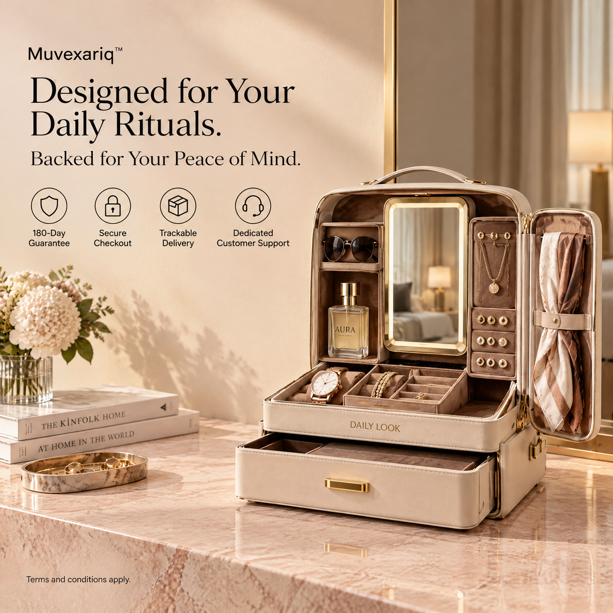 Muvexariq™ Travel Dressing Command Case