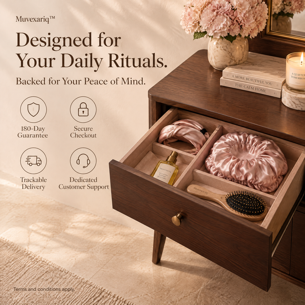 Muvexariq™ Silk Hair Ritual Drawer