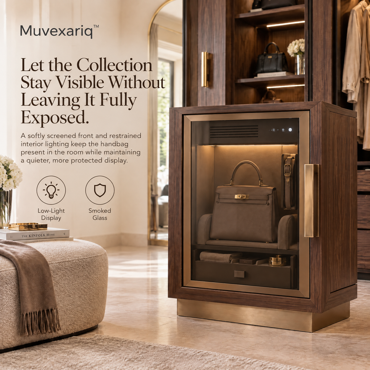 Muvexariq™ Handbag Climate &amp; Shape Vault