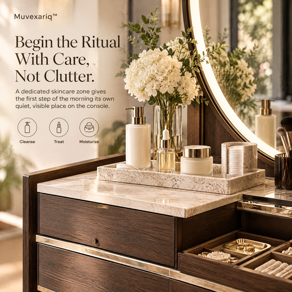 Muvexariq™ Vanity Transition Console