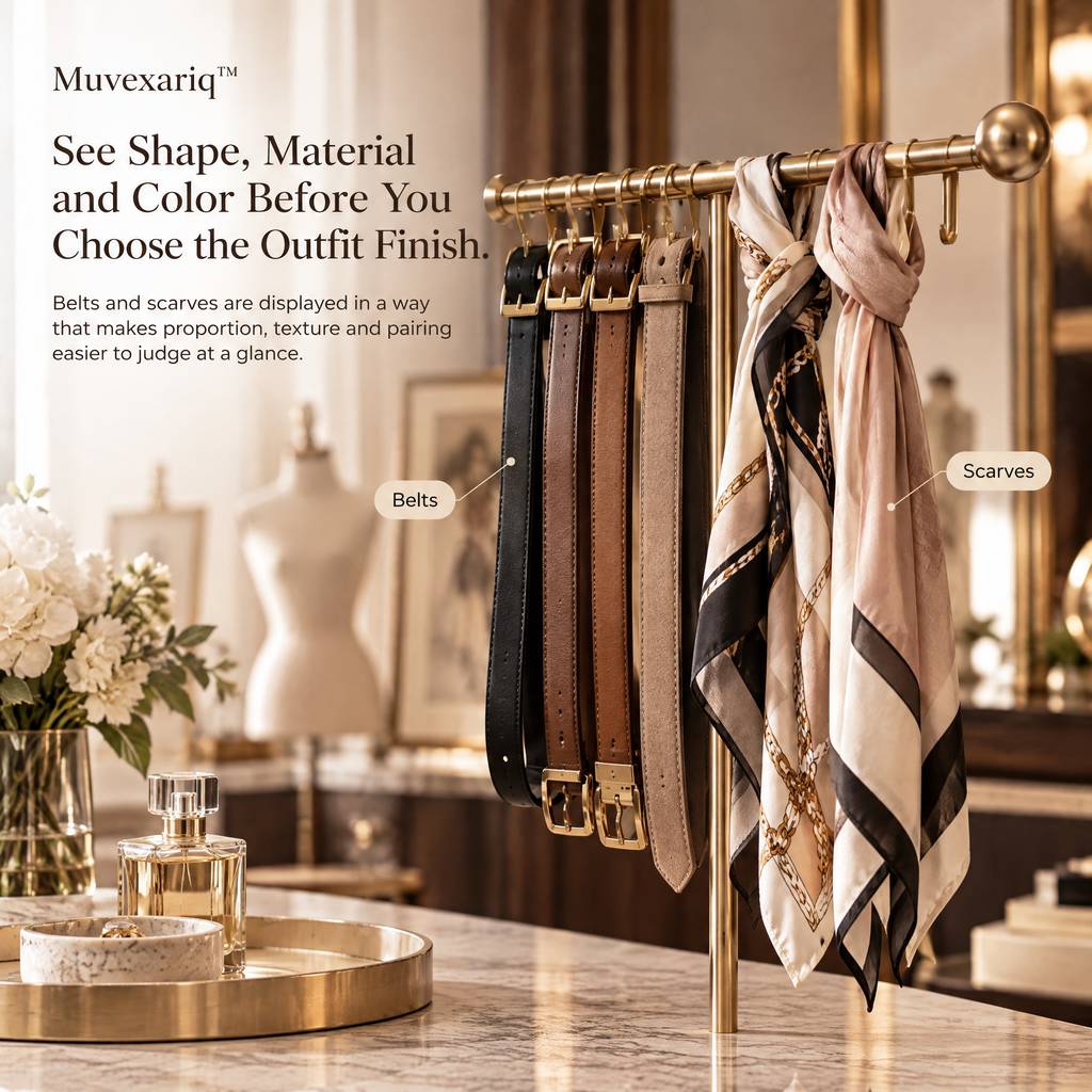 Muvexariq™ Fashion Accessory Dressing Bar