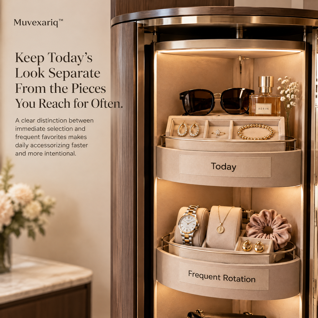 Muvexariq™ Accessory Rotation Cabinet