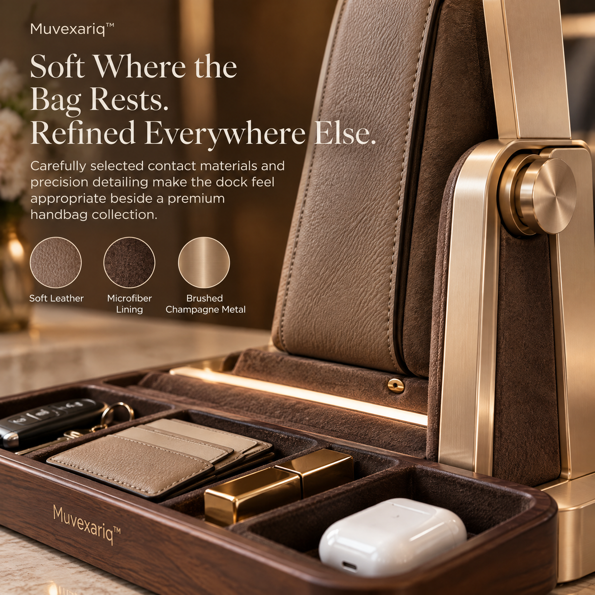 Muvexariq™ Smart Handbag Reset Dock